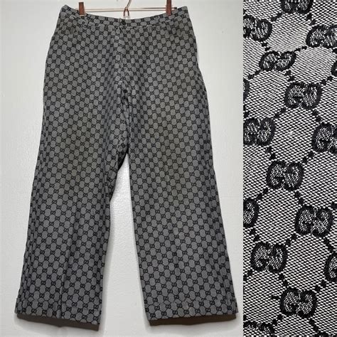 vintage gucci logo pants